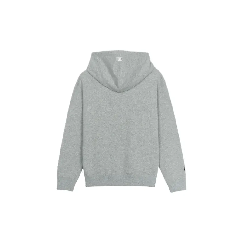 MLB Varsity Over Fit Hoodie Sweatshirt Unisex White-1