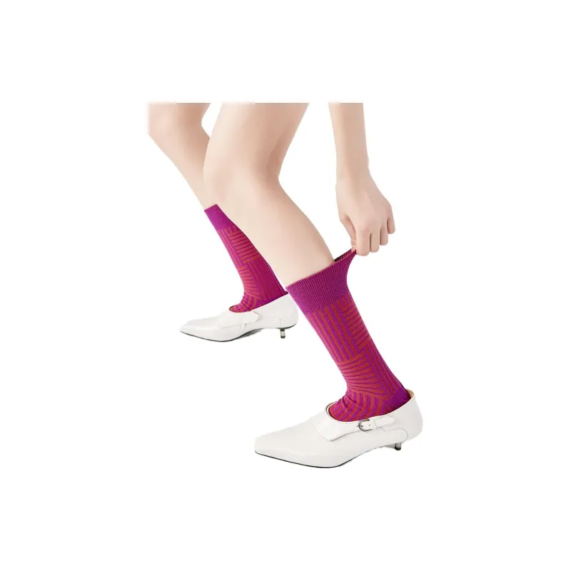 ALMOND ROCKS Unisex Mid Calf Socks-4