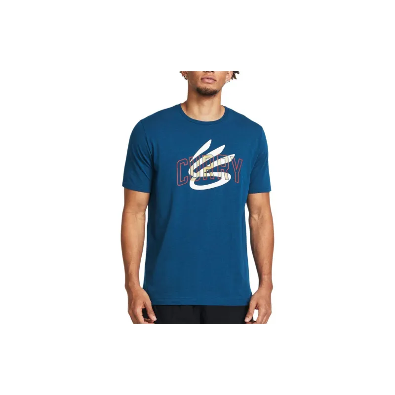 Under Armour Curry Champ Mindset T Shirt Men's Royal Blue-2