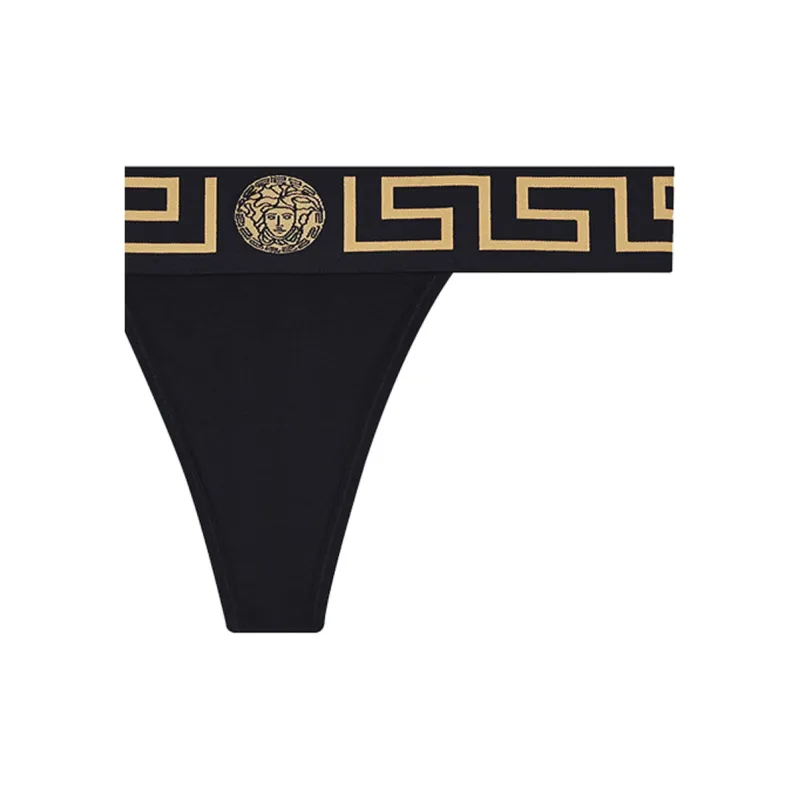 VERSACE Greca Border Thong-4