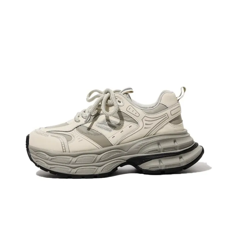 SIMBA'S PRIDE Wear Resistant Breathable Slip Resistant Low Top Chunky Sneakers Women's-4