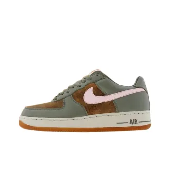 Nike Air Force 1 Premium Anti-Slip Wear-Resistant Low-Top Skateboard Shoes Women's Olive Green