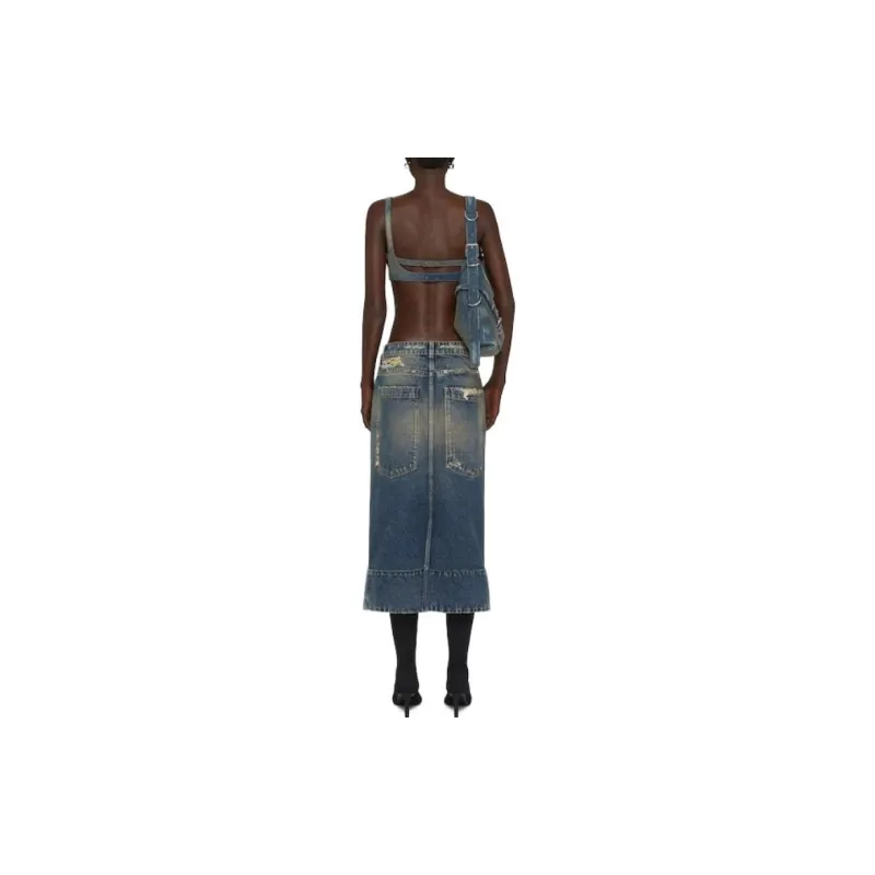 Givenchy Crossed Front Bra 'Military Blue'-3