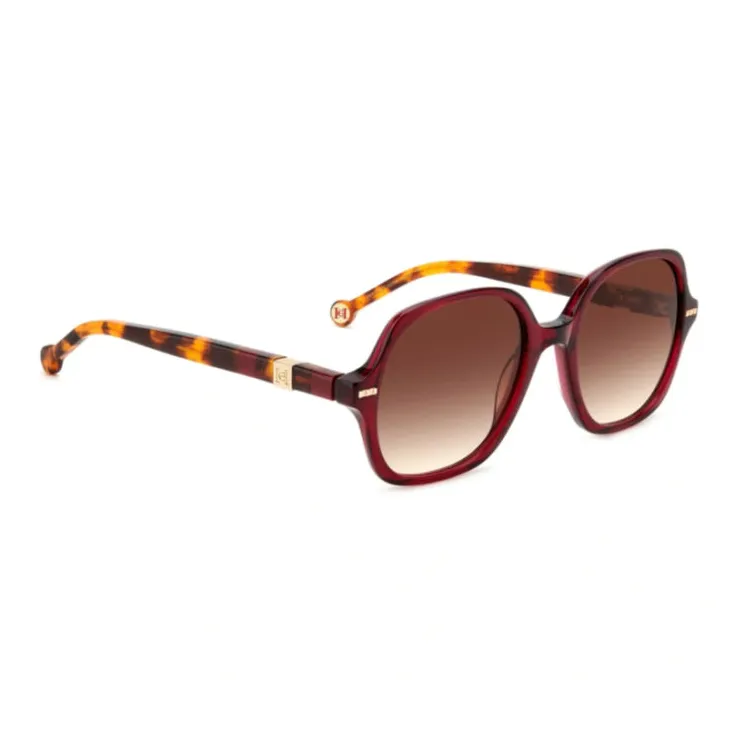 CarolinaHerrera Plastic Square Sunglasses Women's Brown-2