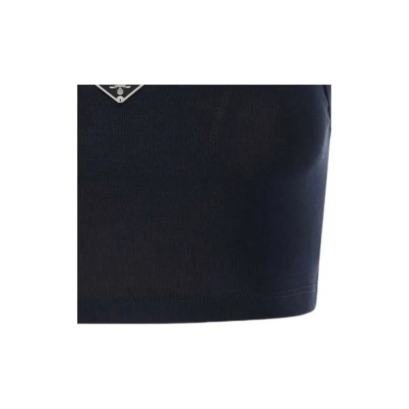 PRADA Sleeveless Knitted Cropped Top-6