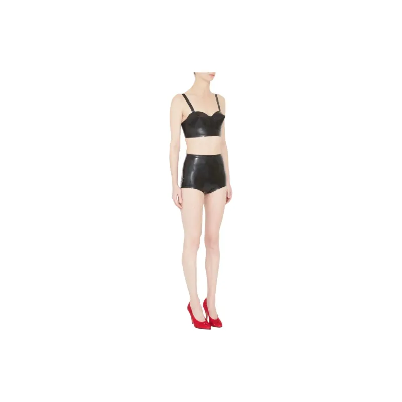 Maison Margiela Latex Balconette Bra-3