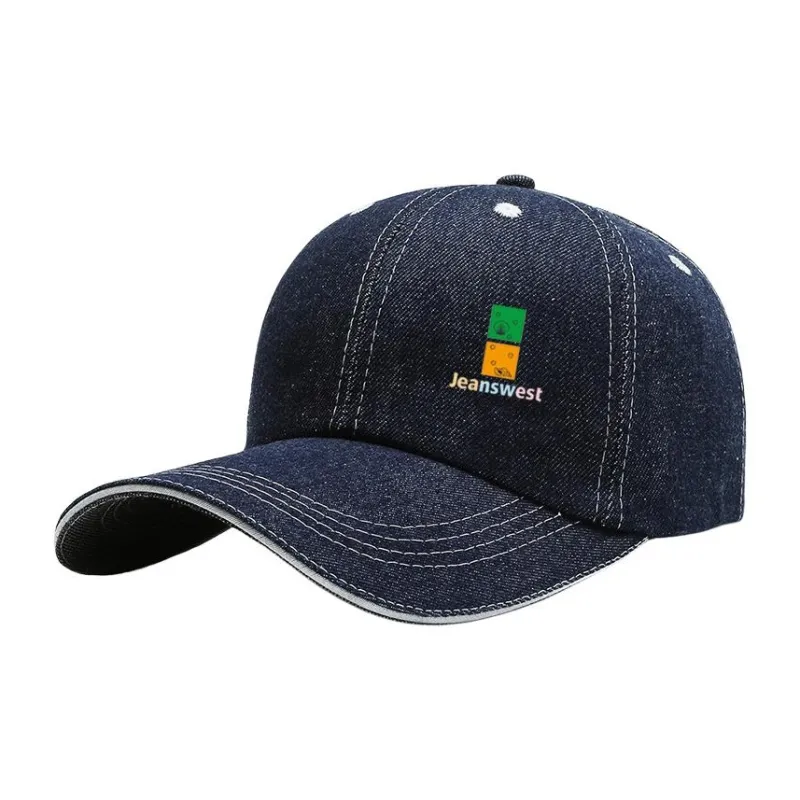 JEANSWEST Denim Baseball Caps Unisex-1