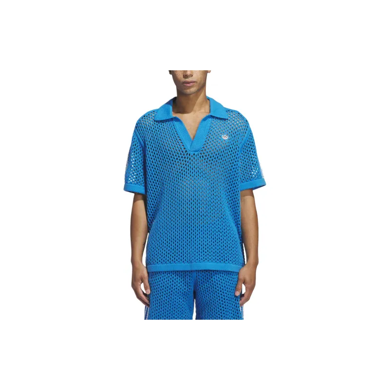 Adidas Originals X Edison Chen Crochet Polo Shirt-2