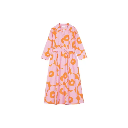 Marimekko Long-Sleeved Dresses Women's Light Pink