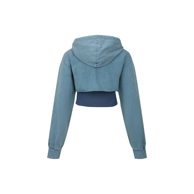 URBAN REVIVO Sweatshirts Women's Haze Blue-1