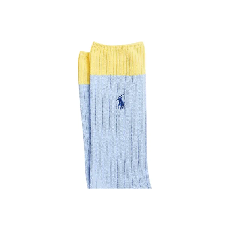 Polo Ralph Lauren SS24 Knee-High Socks Men's 1 Pack Hyacinth Blue-1