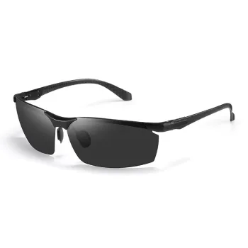 Morakot Carbon Fiber Irregular Shape Sunglasses Men's