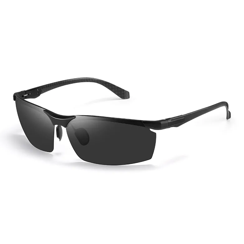 Morakot Carbon Fiber Irregular Shape Sunglasses Men's-0