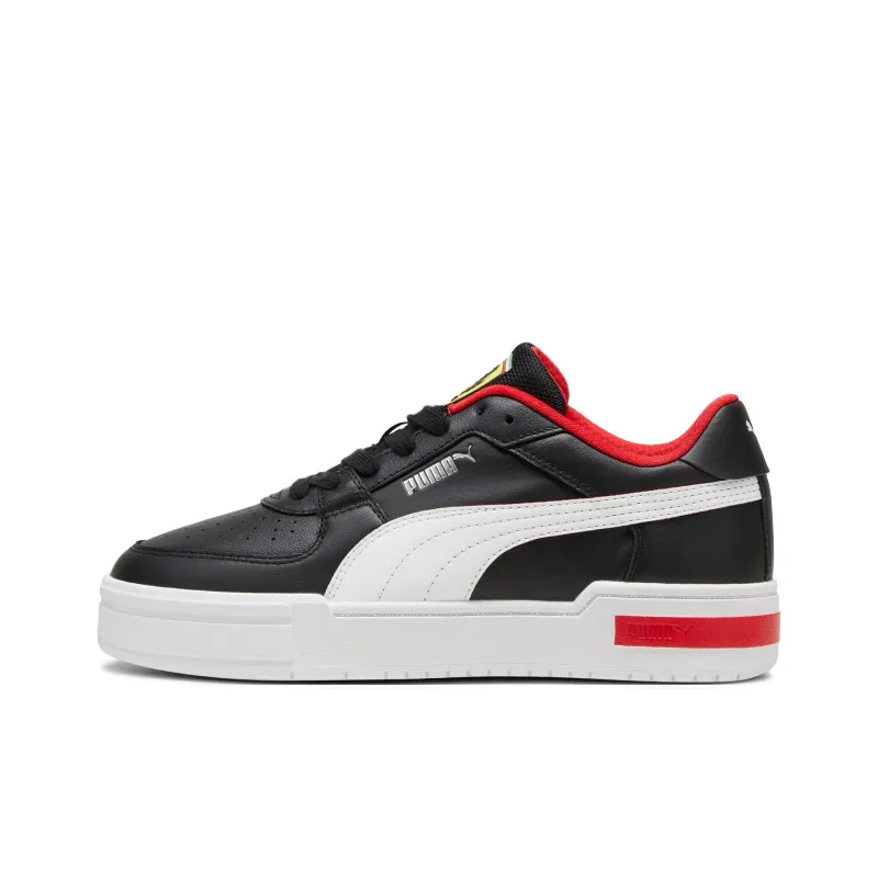 PUMA Scuderia Ferrari Slip-Resistant Cushioning Low-Top Skateboard Shoes Unisex Black-0