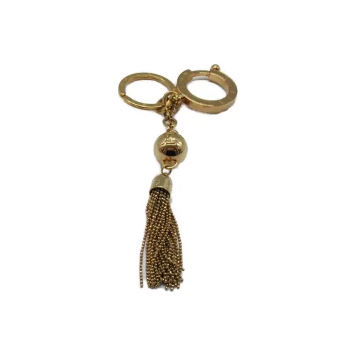 LOUIS VUITTON Pre-Owned 2000s Logo-engraved Tassel Keyring