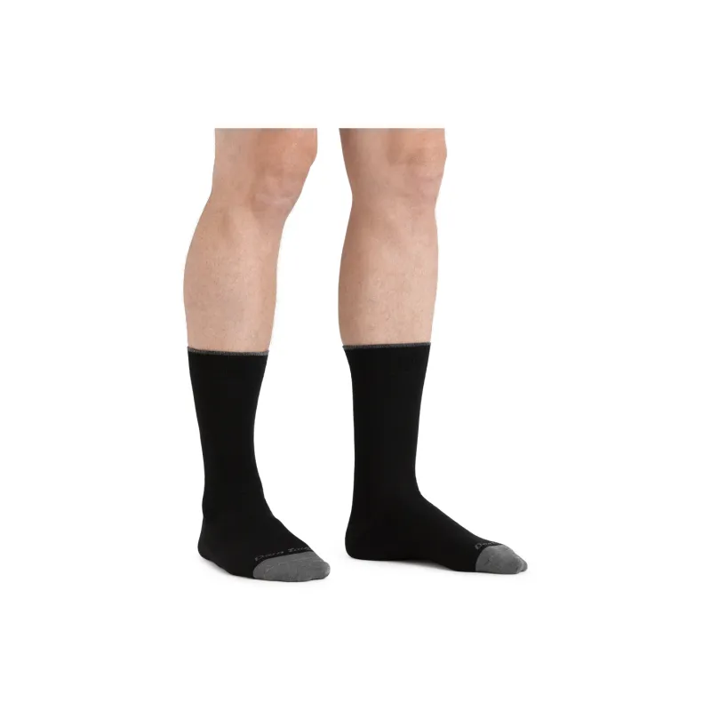 DARN TOUGH Solid Crew Lightweight Lifestyle Sock Mid-Calf Socks Men's 1 Pack-2