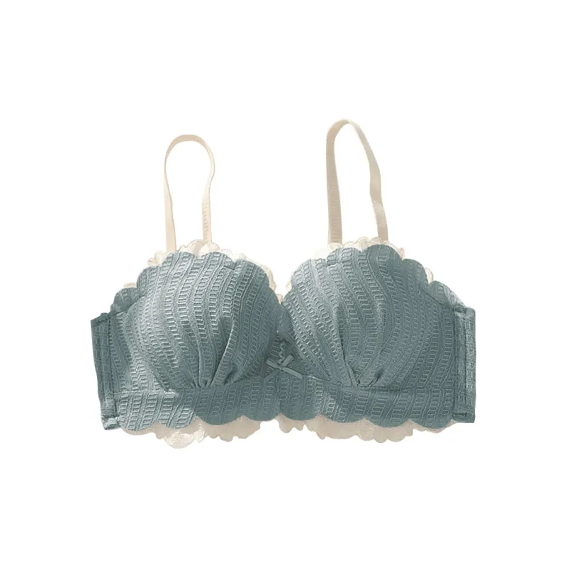 Flowers In Water Bra Women's White-20