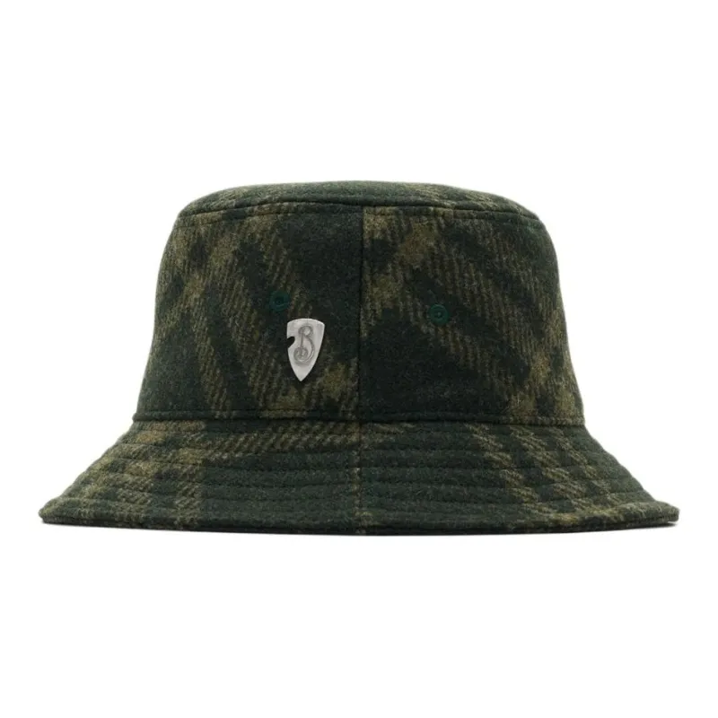 Burberry Wool Cotton Bucket Hats Men's Green-1