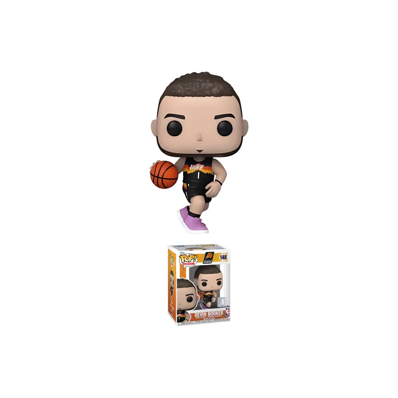 Funko Pop! Basketball Nba Phoenix Suns Devin Booker 2021-22 City Edition Jersey Figure #148-1