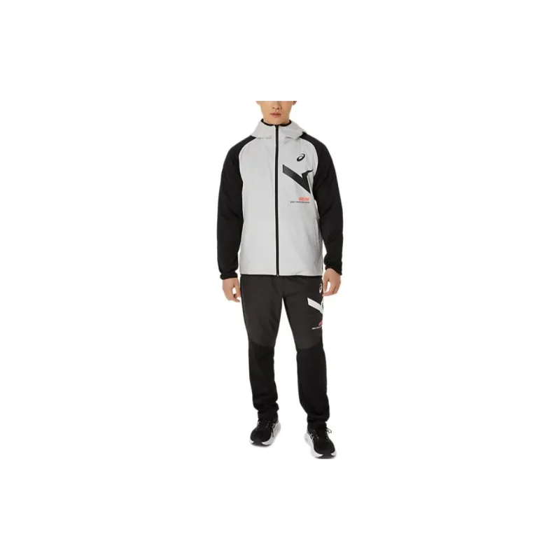 Asics AIM TRG Hybrid Jackets & Coats Men's High Performance Black X Concrete Color-2