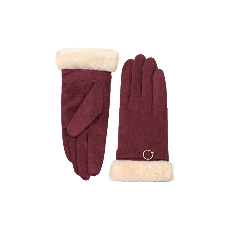 JIUMU Polyester Warm Gloves Women's-2