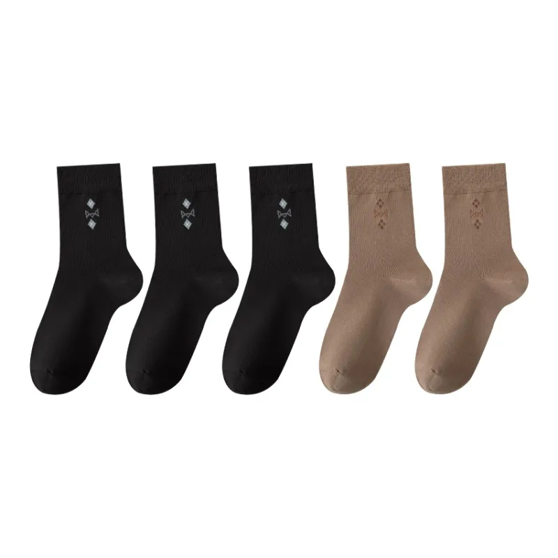 MIIOW Mid Calf Socks Men's 5 Pack-6