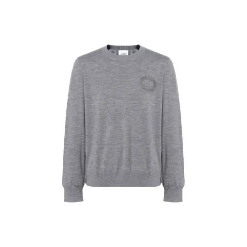 Burberry Sweaters Men Gray