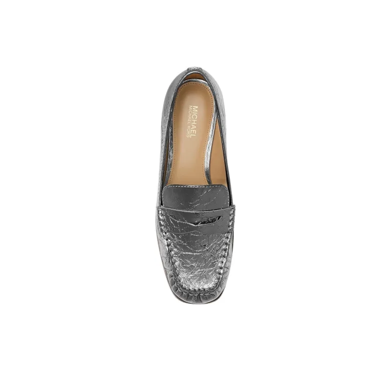MICHAEL KORS Carlson Loafers Women's Silver-3