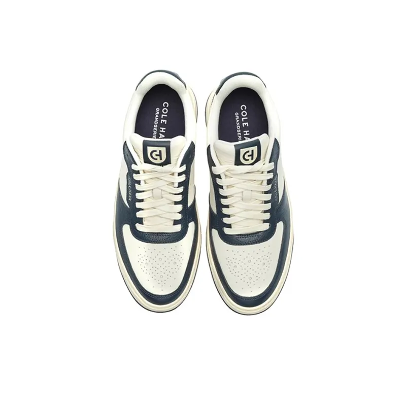 COLE HAAN Cushioning, Wear Resistant Low Top Skateboard Shoes Men's White Jasper-2