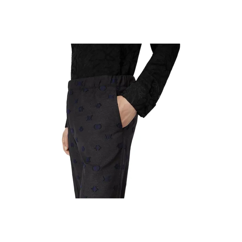 LOUIS VUITTON FW23 Casual Pants Men's Black-4