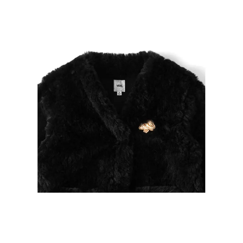 Vans Velvet feel Coat Women's Black-4