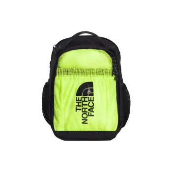THE NORTH FACE Recycled Polyester Backpack Mini Unisex Black Neon Green