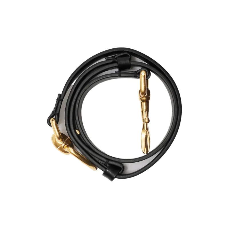 Burberry Calfskin Leather Belts Women's Black Width 2.5CM-1