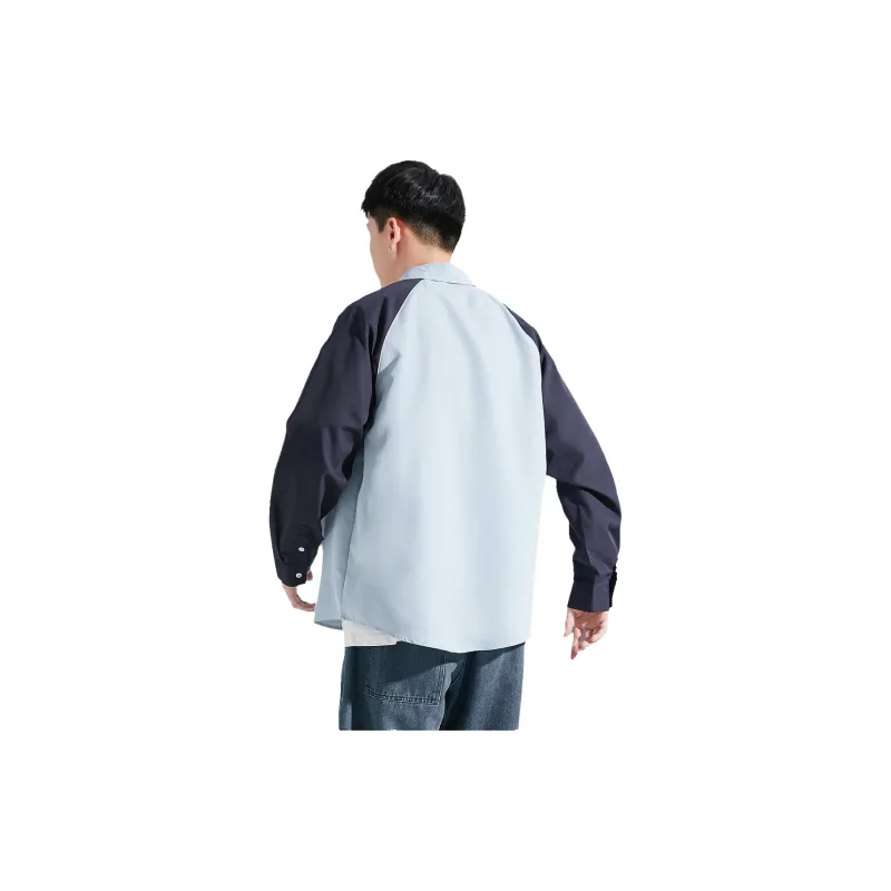 Tonlion Long Sleeved Shirt Men's Ice Blue-0