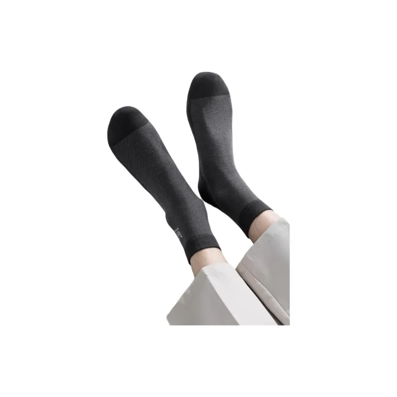 H YXIANG Mid Calf Socks Men's 3 Pack-4