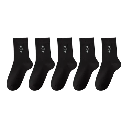 MIIOW Mid-Calf Socks Men's 5 Pack