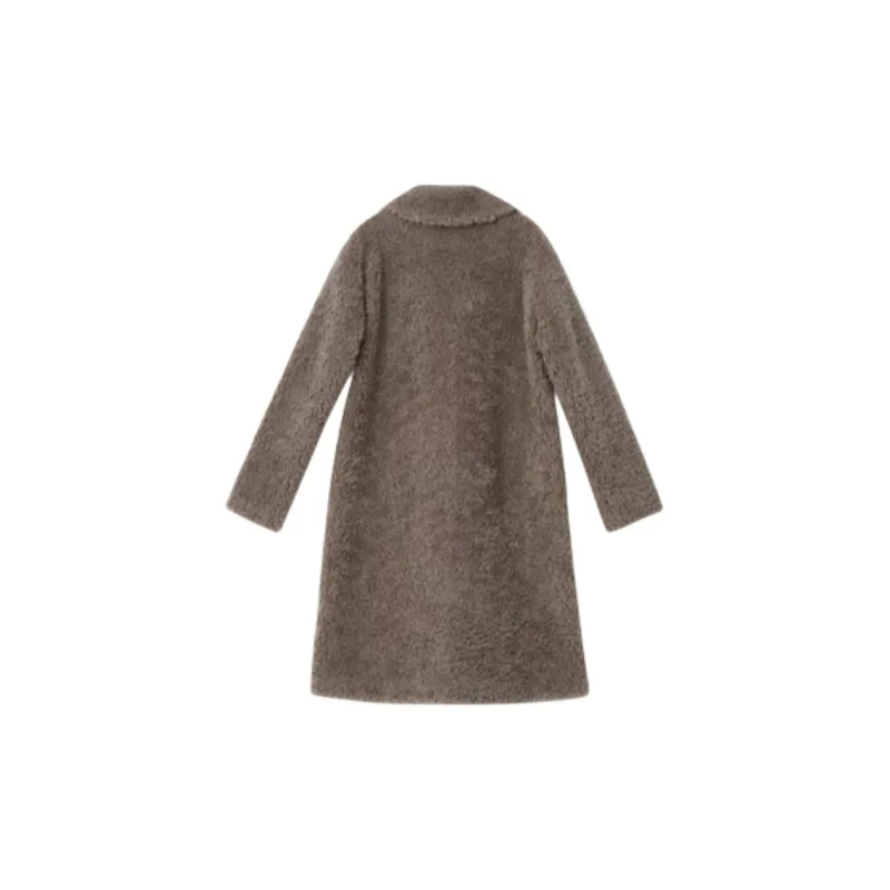 Yiner Coat Women's Light Silver Gray-1