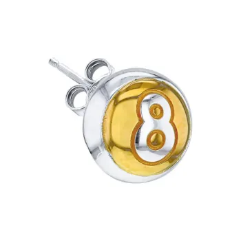 True Rocks Eight Ball Stud Earring