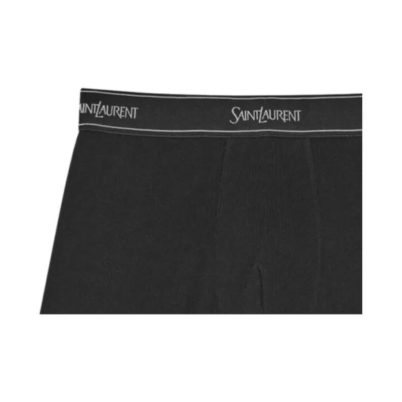 SAINT LAURENT Logo Band Boxers-2