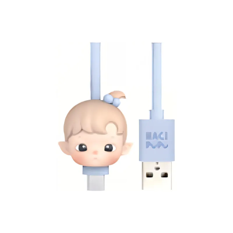 POP MART HACIPUPU Preschool Cable TYPE C Blind Box Products Single Blind Box/whole Box 9 Pcs-1
