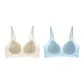 Milk White+Aqua Blue