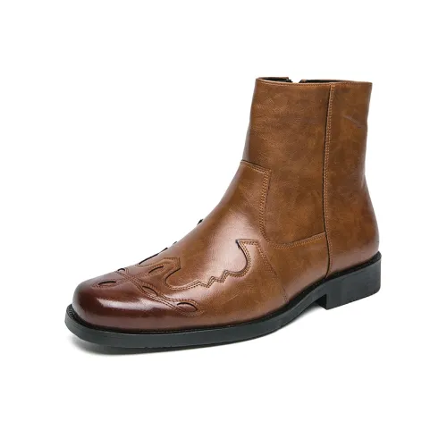 GISONRIKE Ankle Boots Men