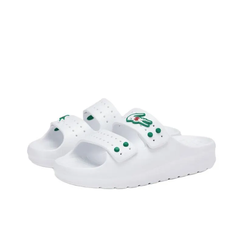 CLOT x LACOSTE Abrasion Resistant Slide Slippers Men's White-2