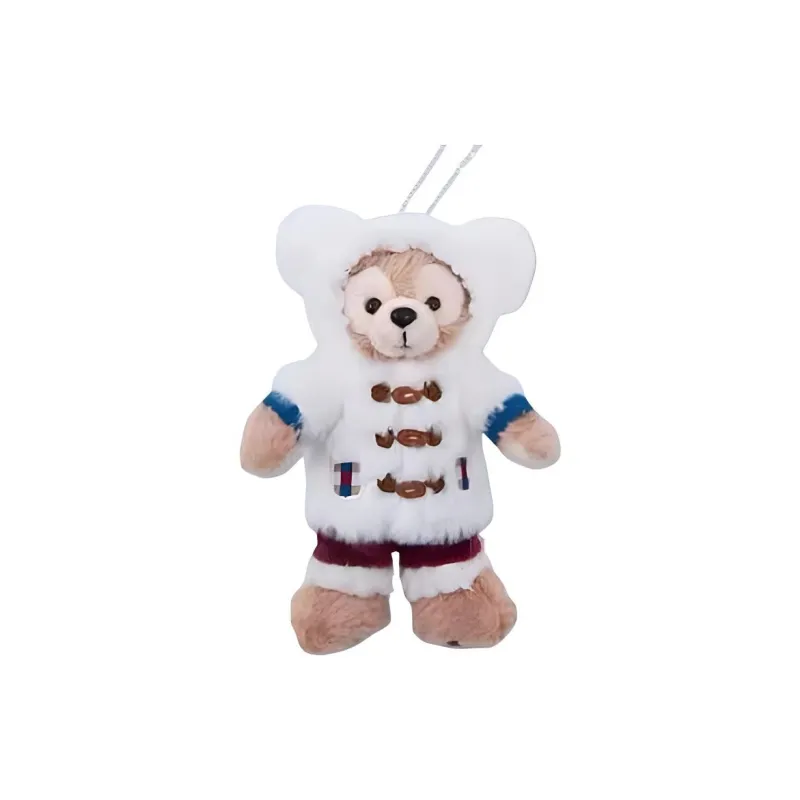 Disney 2019 Winter Day Collection Duffy Standing Posture Dolls Plush Pendant Trumpets High-0