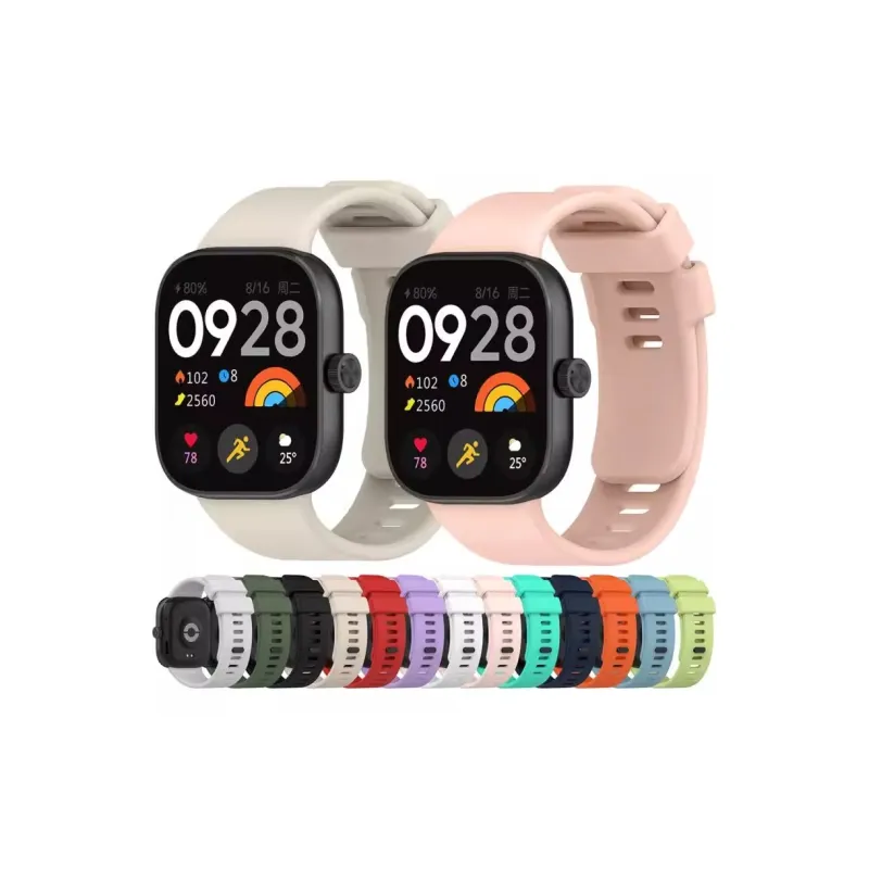 Miss Wrist Red Beige Compatibility Watch Band 135~210mm Silicone Material-3