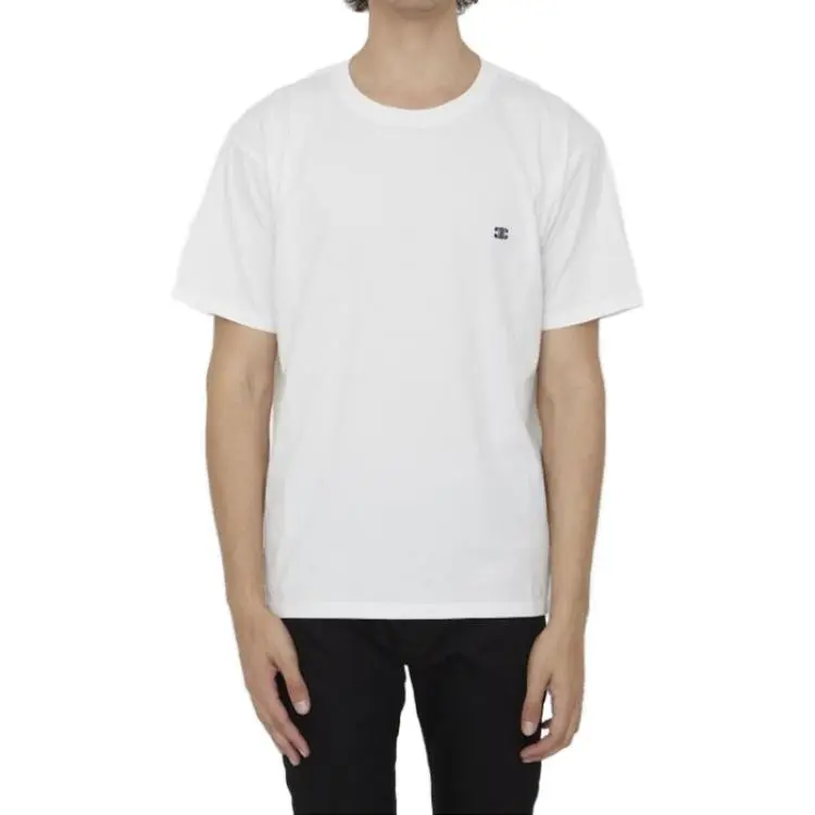CELINE Triomphe Motif Embroidered Loose Fit T Shirt-9