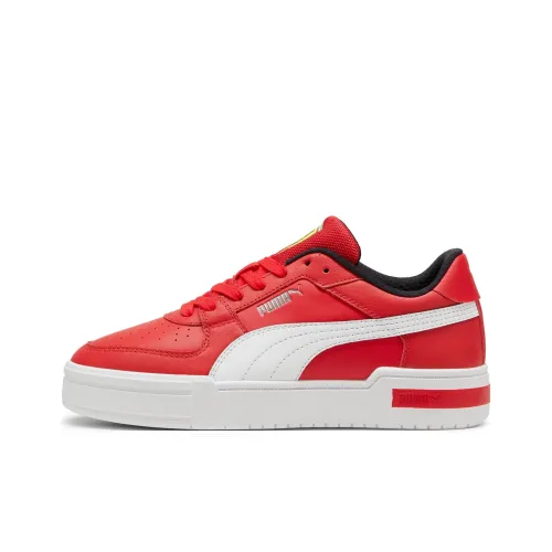 PUMA Scuderia Ferrari Slip Resistant, Abrasion Resistant, Lightweight Low Top Skateboard Shoes Unisex Red
