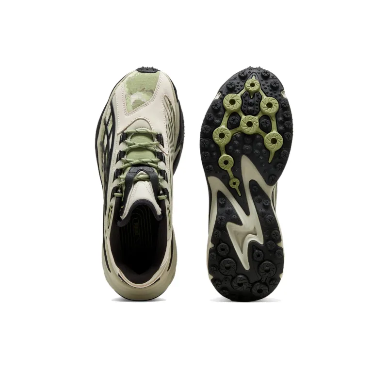 PUMA Spire Cushioning Wear Resistant Low Top Running Shoes Unisex Green-3