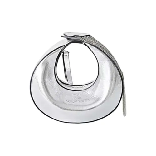 MUYSO X R.S.G Guo Pei Collaboration Eco Friendly Recycled Leather Handbag Shoulder Bag Women's Silver