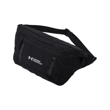 Under Armour Polyester Shoulder Bag Crossbody Bag Large Size Unisex Black